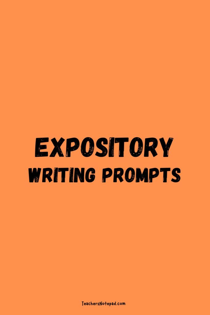 expository essay writing prompts for high school students